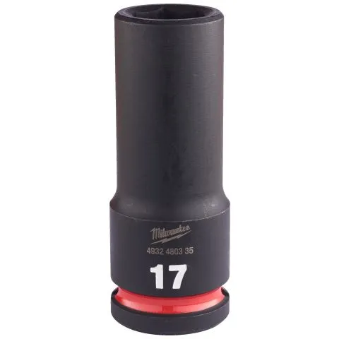 Shockwave Impact Duty Milwaukee Krafthylsa 1/2" fyrkant, djup 17 mm I lager